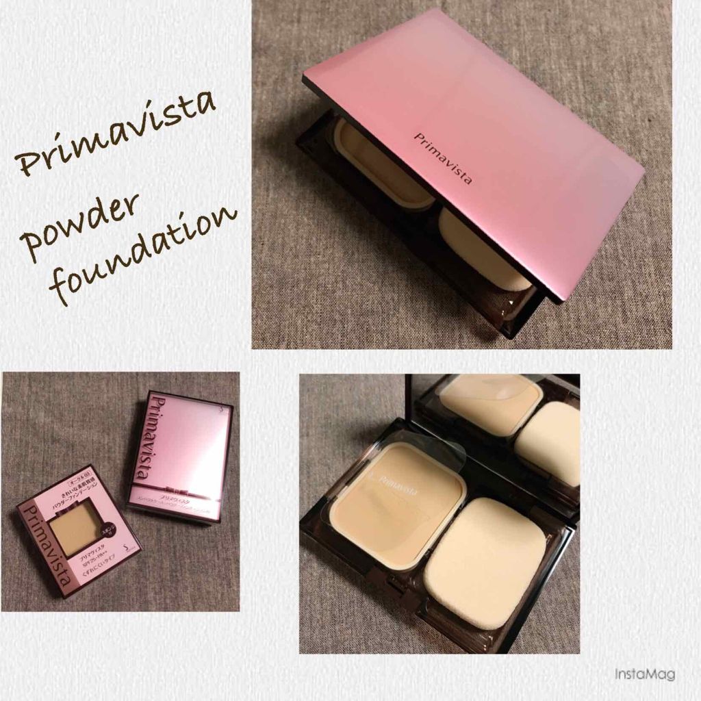 くずれにくい きれいな素肌質感パウダーファンデーション/プリマヴィスタ/パウダーファンデーションを使ったクチコミ（1枚目）