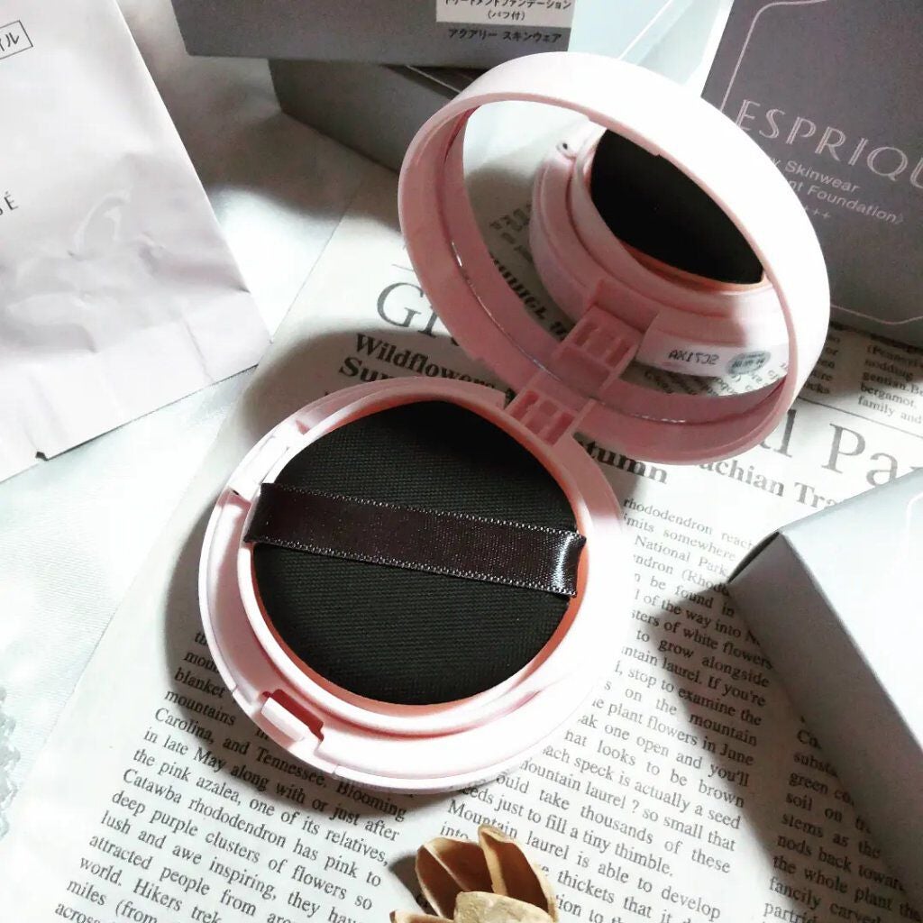 アクアリースキンウェア/ESPRIQUE/クッションファンデーションを使ったクチコミ(2枚目)