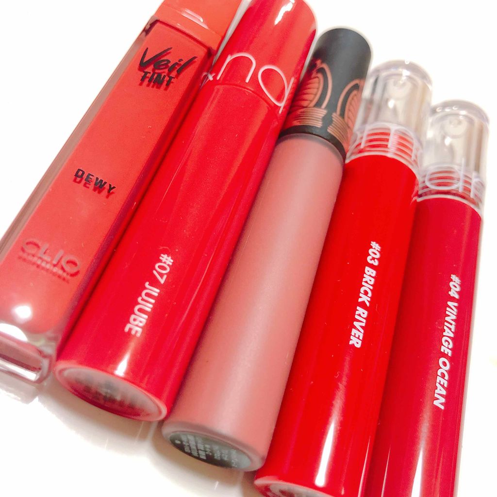 ジューシーラスティングティント/rom&nd/リップティントを使ったクチコミ(1枚目)