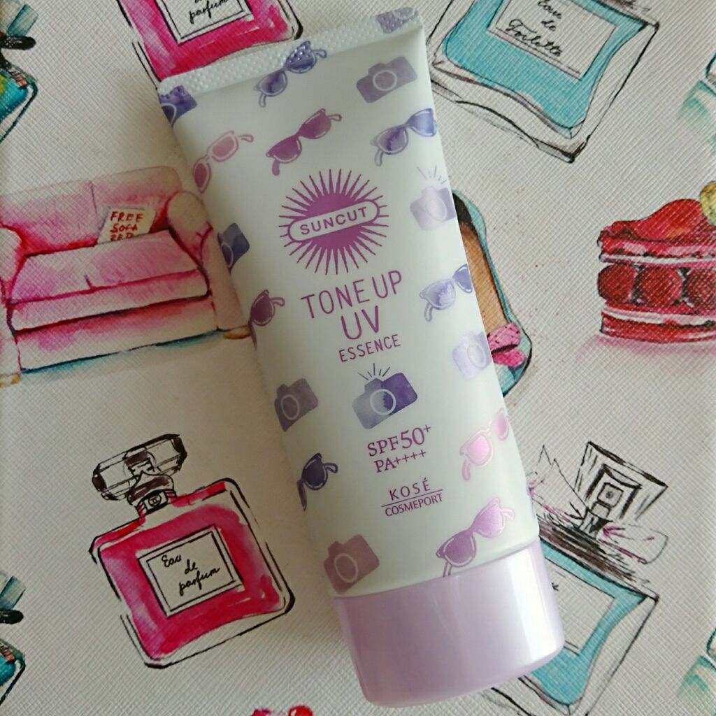 トーンアップUV エッセンス/サンカット®/日焼け止めローションを使ったクチコミ（1枚目）