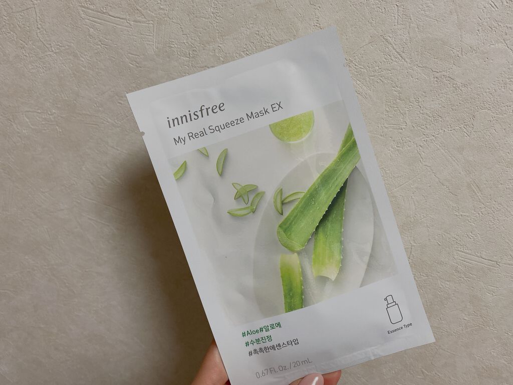 マイリアル スクイーズ マスクシート/innisfree/シートマスク・パックを使ったクチコミ（1枚目）