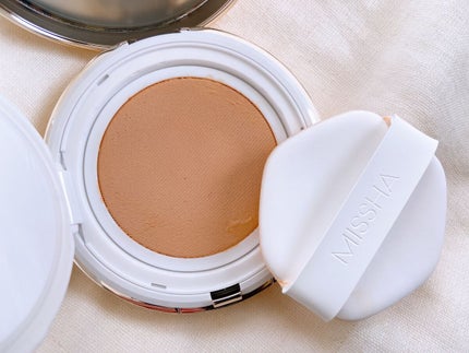 グロウ クッション ライト <ライトタイプ>/MISSHA/クッションファンデーションを使ったクチコミ(3枚目)