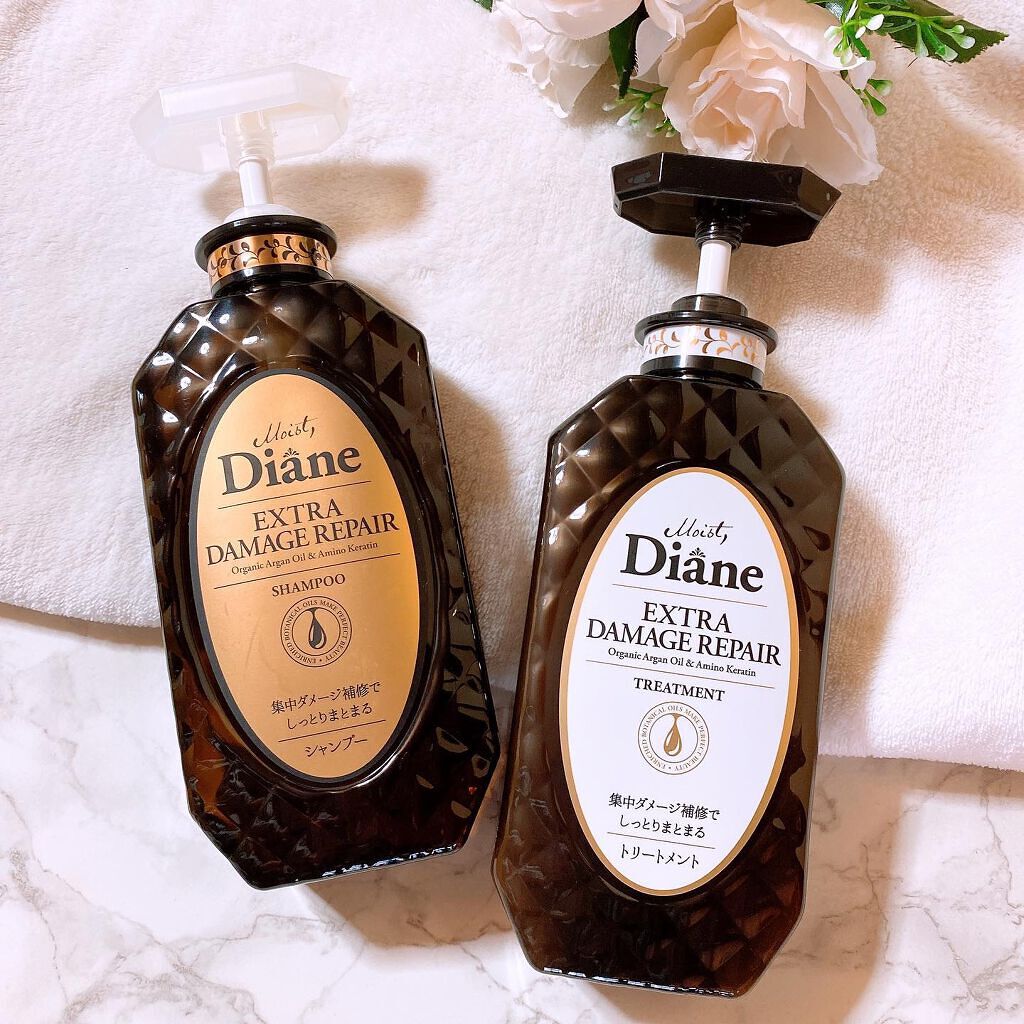 パーフェクトビューティ モイストダイアン エクストラダメージリペア シャンプー/トリートメント/ダイアン/市販シャンプーを使ったクチコミ（1枚目）
