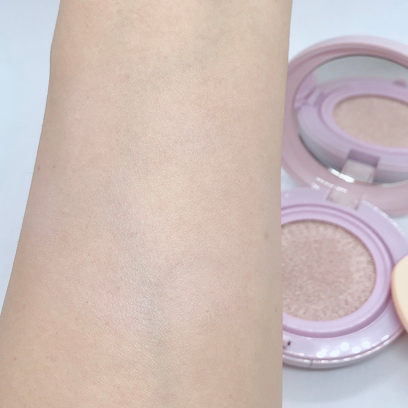 デューライクジェロー トーンアップクッション/espoir/化粧下地を使ったクチコミ(6枚目)