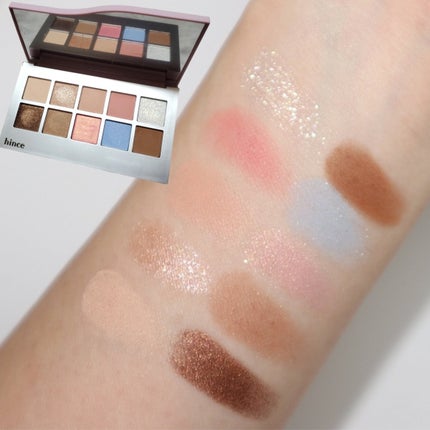 ニューデップスアイシャドウパレット 09 イン・モーション/hince/アイシャドウパレットを使ったクチコミ(3枚目)