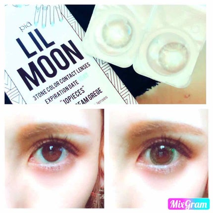 LIL MOON 1day/LILMOON/ワンデー(1DAY)カラコンを使ったクチコミ(1枚目)