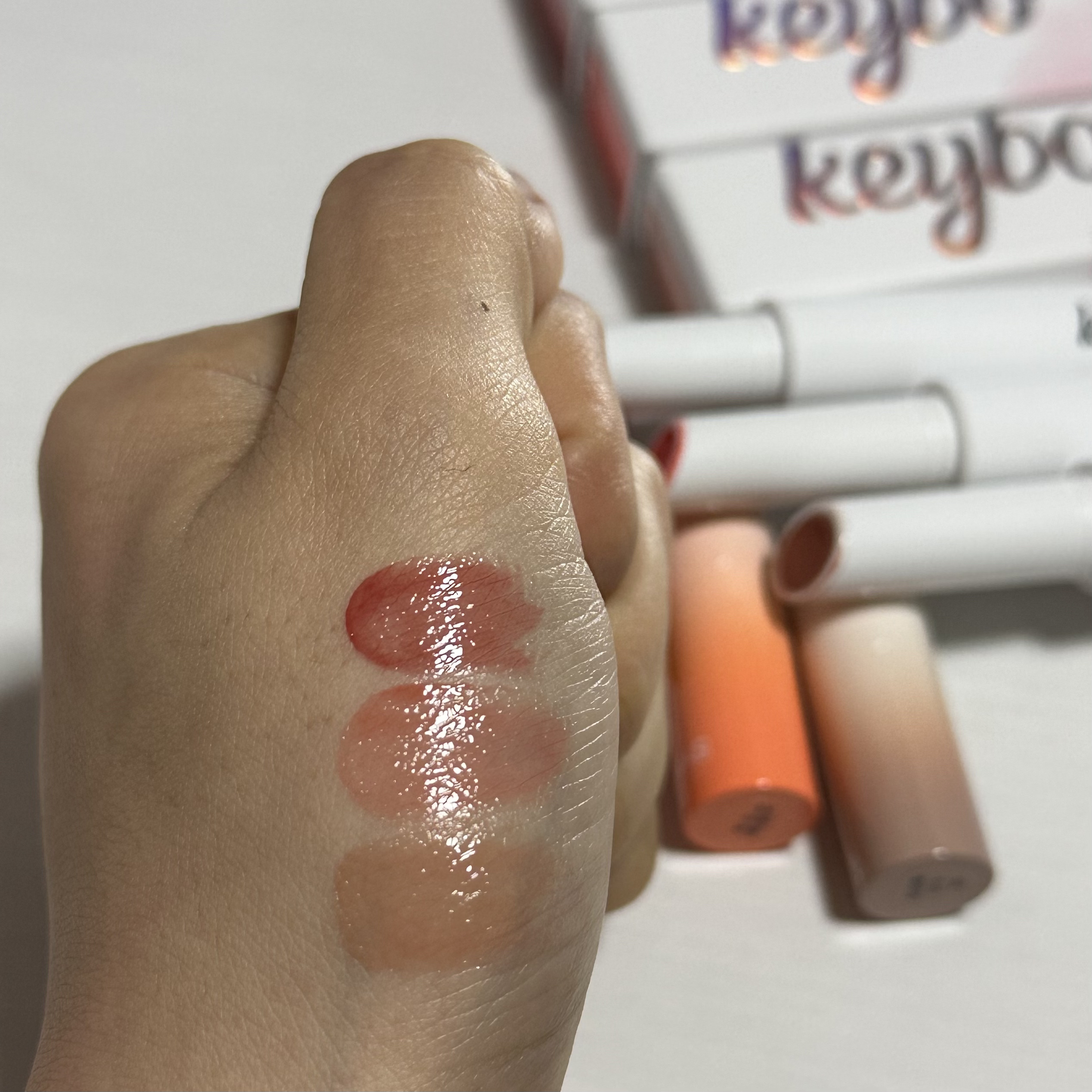 MELTING CHANGE PLUMPING BALM/keybo/口紅を使ったクチコミ（3枚目）