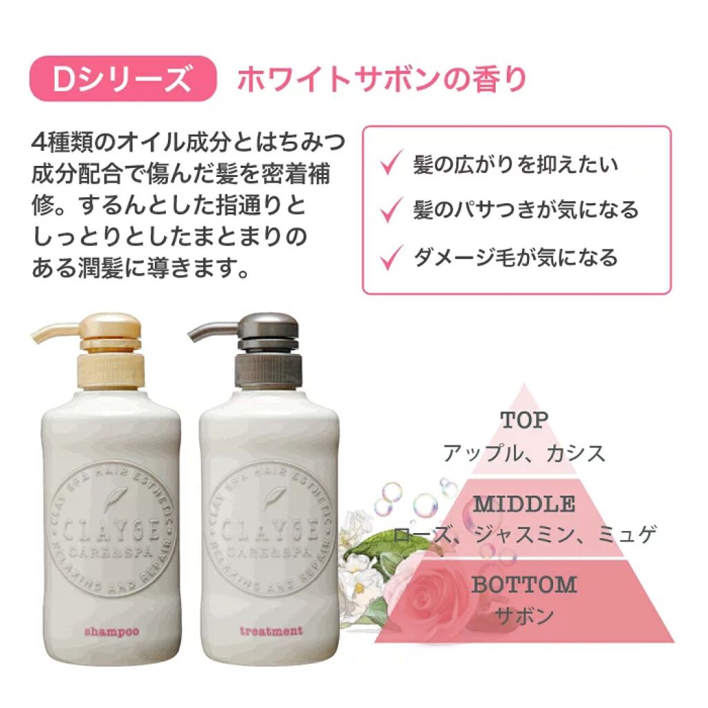 シャンプー/トリートメント SN さらさら/CLAYGE/シャンプー・コンディショナーを使ったクチコミ(4枚目)