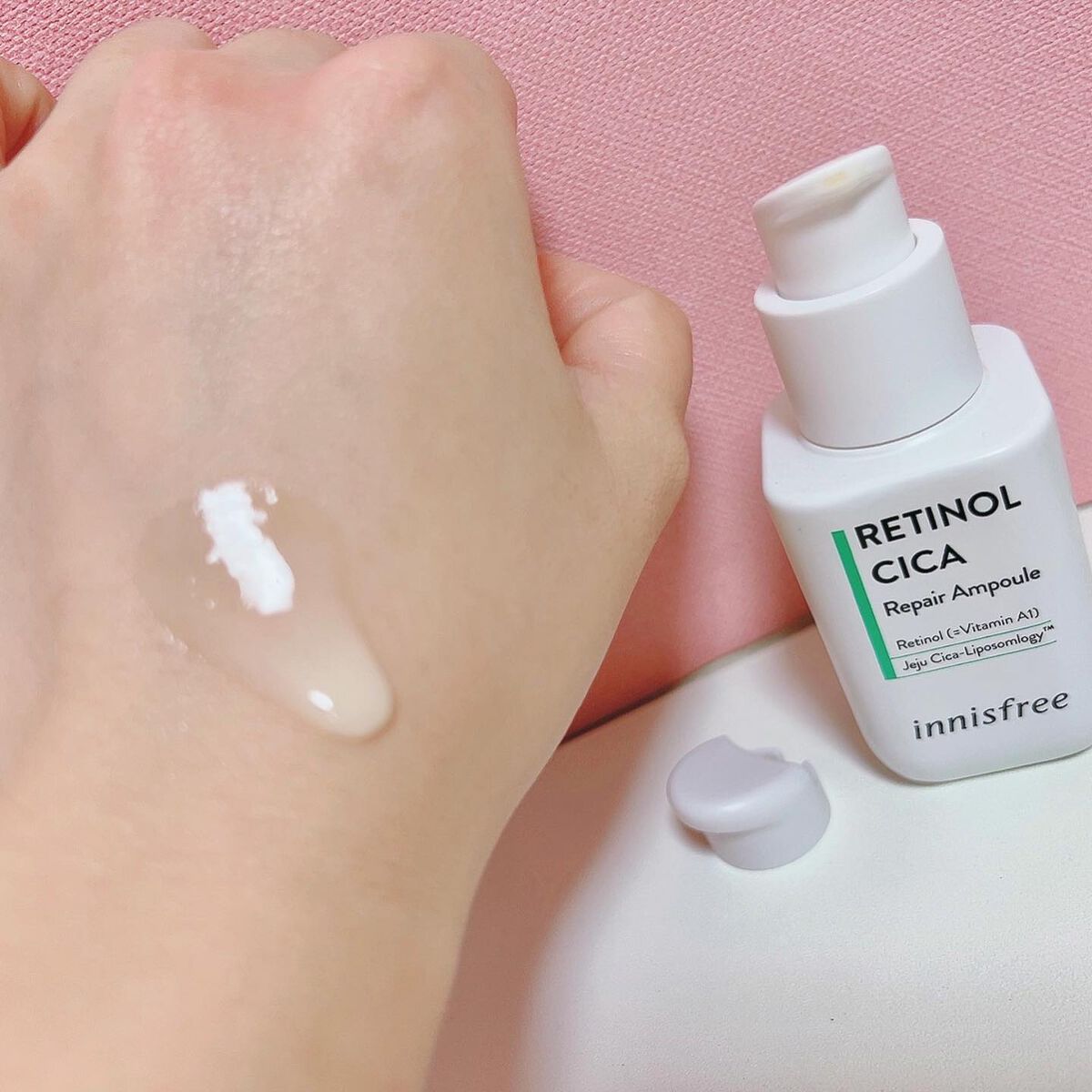 レチノール　シカ　リペア　セラム/innisfree/美容液を使ったクチコミ（3枚目）