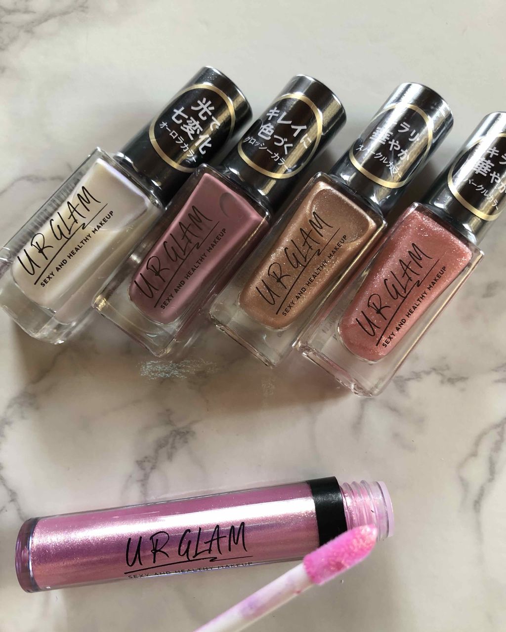 UR GLAM　SHEER LIP GLOSS/U R GLAM/リップグロスを使ったクチコミ（2枚目）