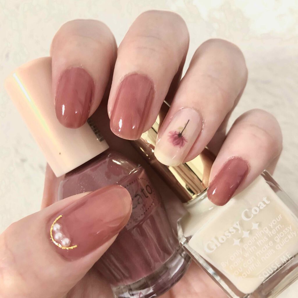 クイッククリスタルコート/ネイリスト/ネイルトップコートを使ったクチコミ（1枚目）