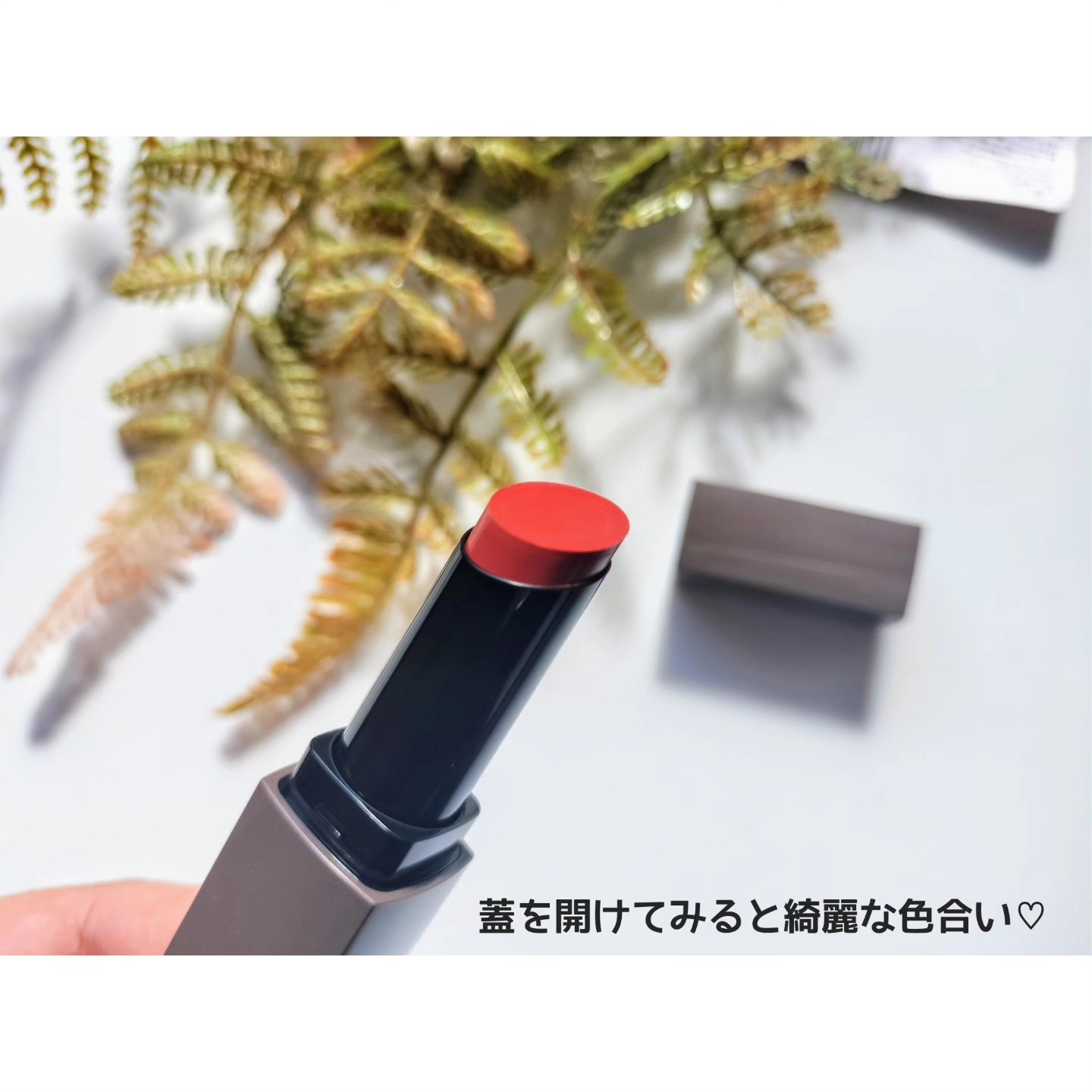 リップカラーシールド/CEZANNE/口紅を使ったクチコミ（3枚目）