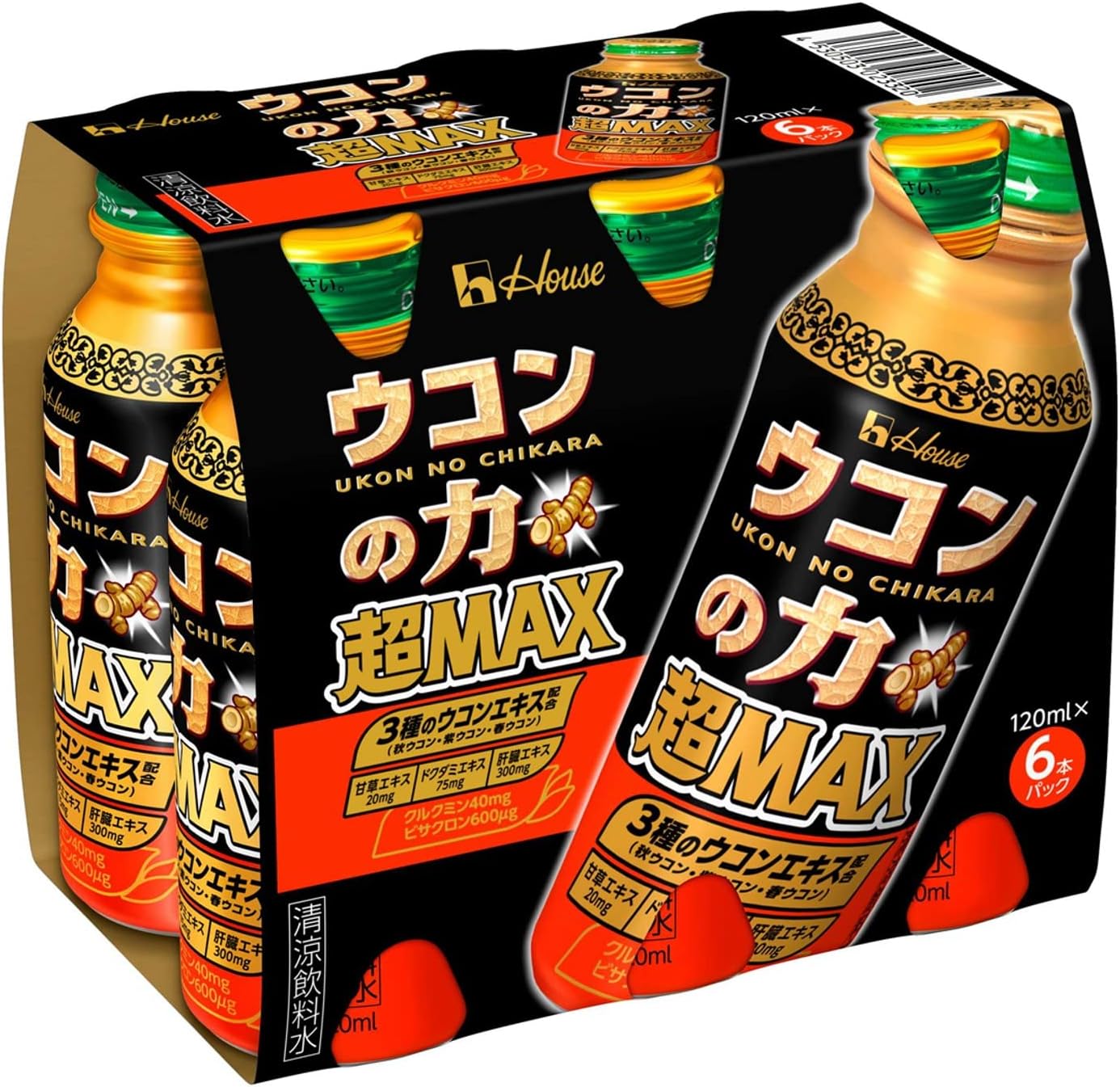 ウコンの力 超MAX 120ml×6本
