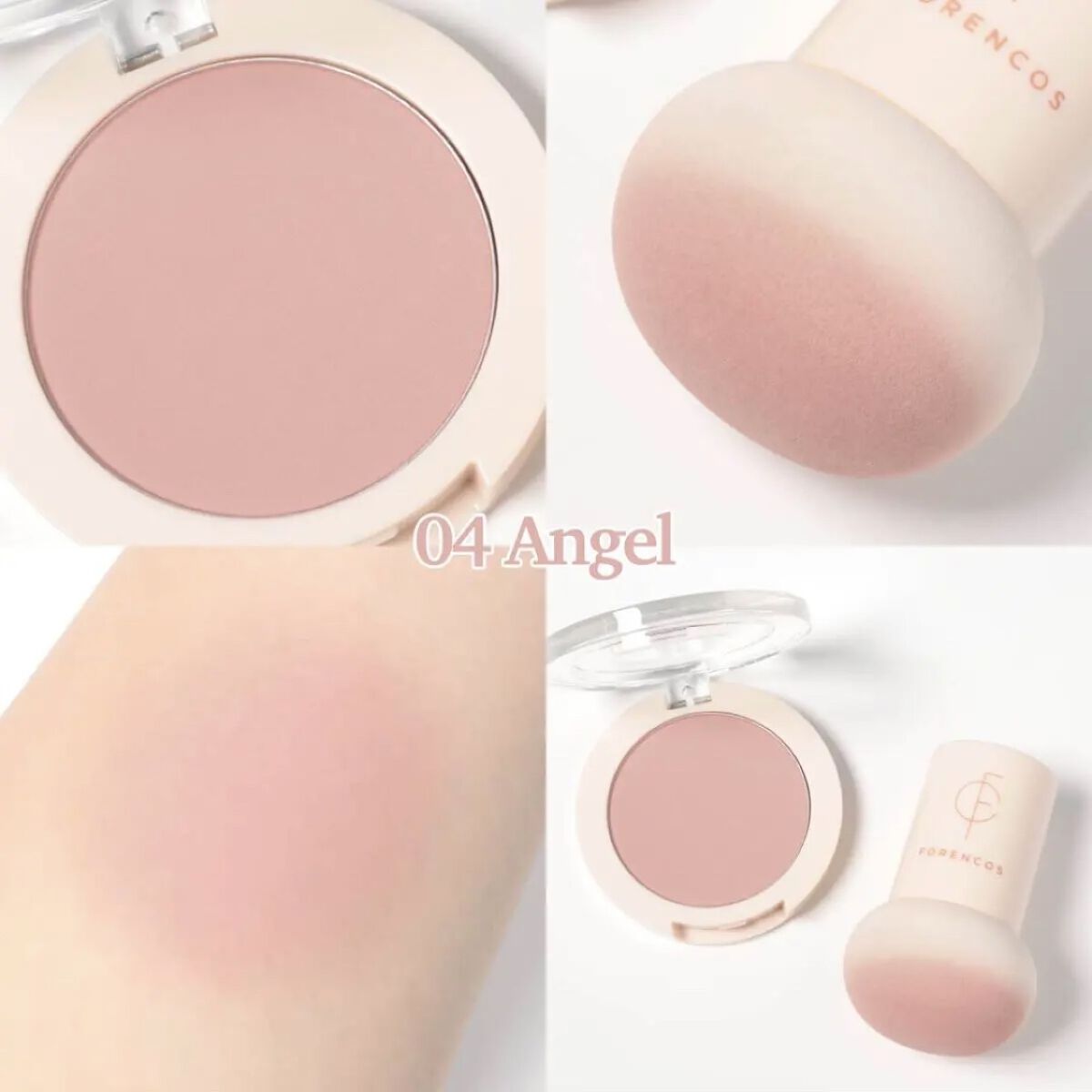 ピュアブラッシャー パフ付き/フォレンコス/パウダーチークを使ったクチコミ（1枚目）