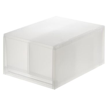 試してみた ポリプロピレンケース 引出式 深型 ２個 仕切付 無印良品のリアルな口コミ レビュー Lips