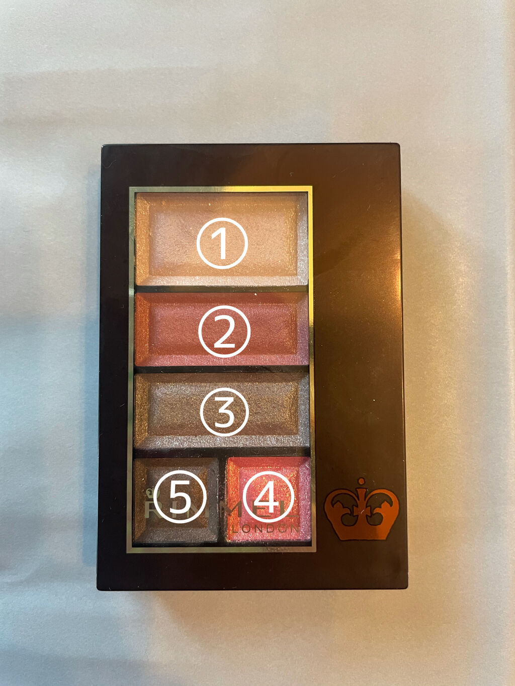 ショコラスウィート アイズ/リンメル ロンドン/アイシャドウパレットを使ったクチコミ（2枚目）