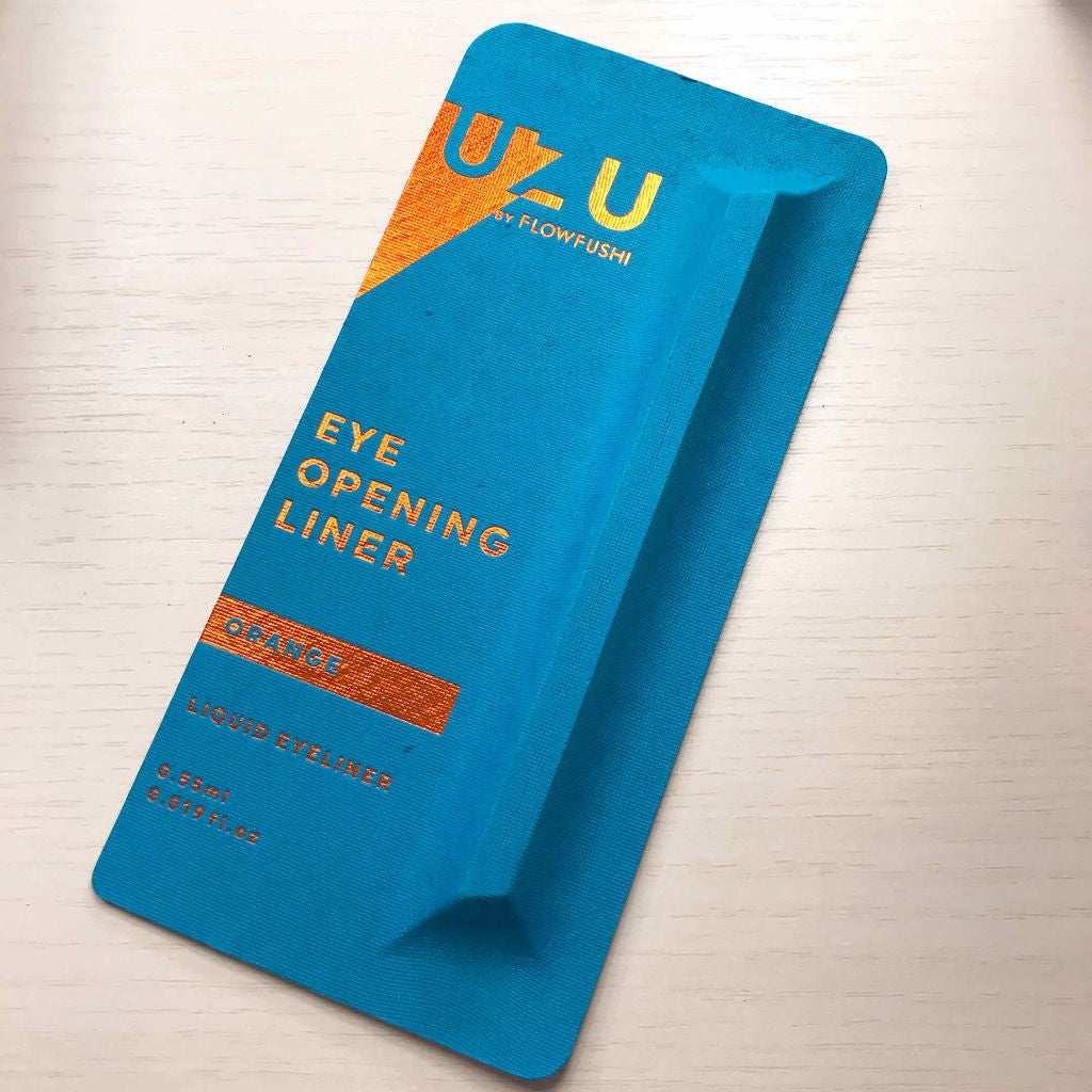 EYE OPENING LINER/UZU BY FLOWFUSHI/リキッドアイライナーを使ったクチコミ(1枚目)