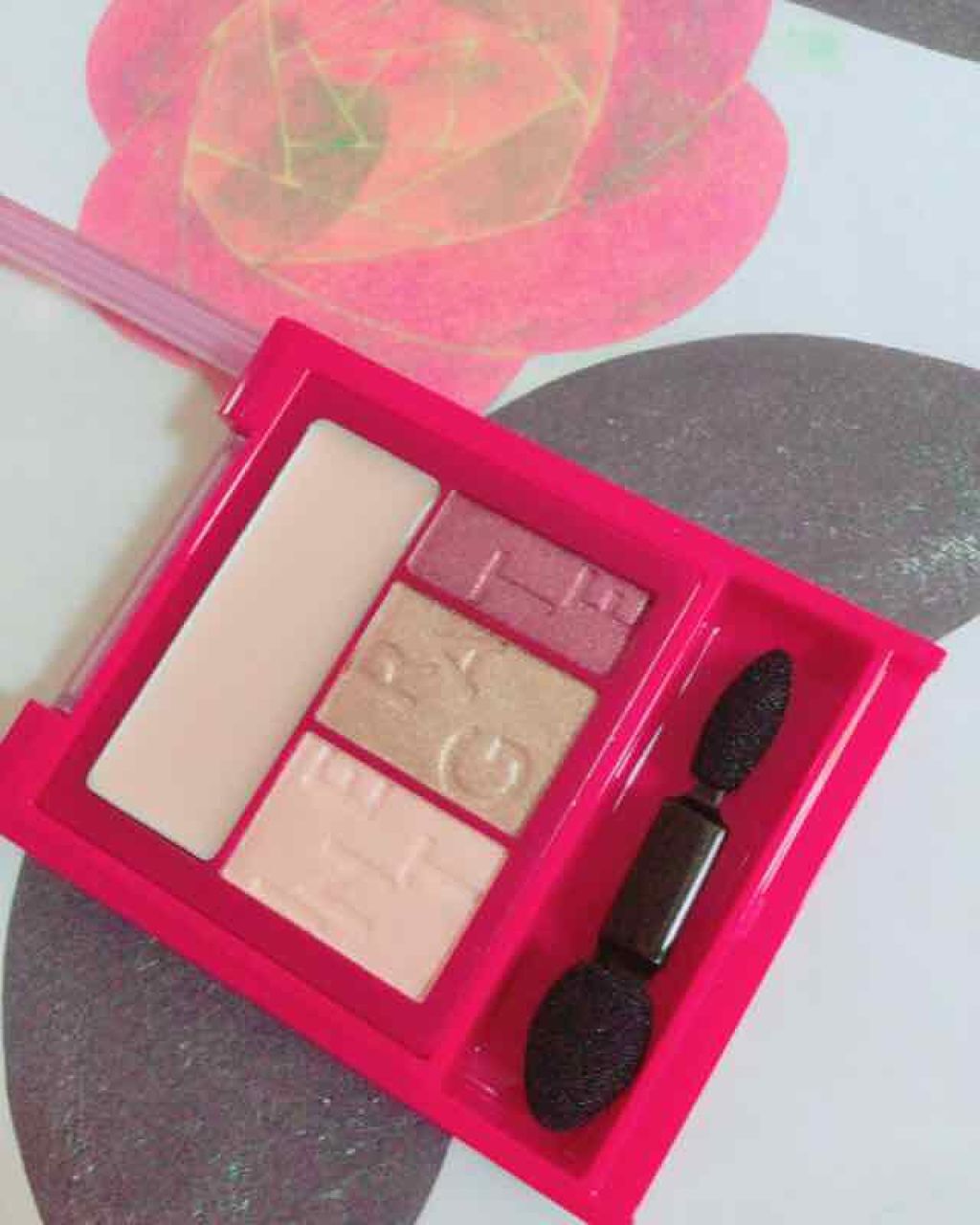 アクセントカラーアイズ CC/インテグレート/アイシャドウパレットを使ったクチコミ(1枚目)