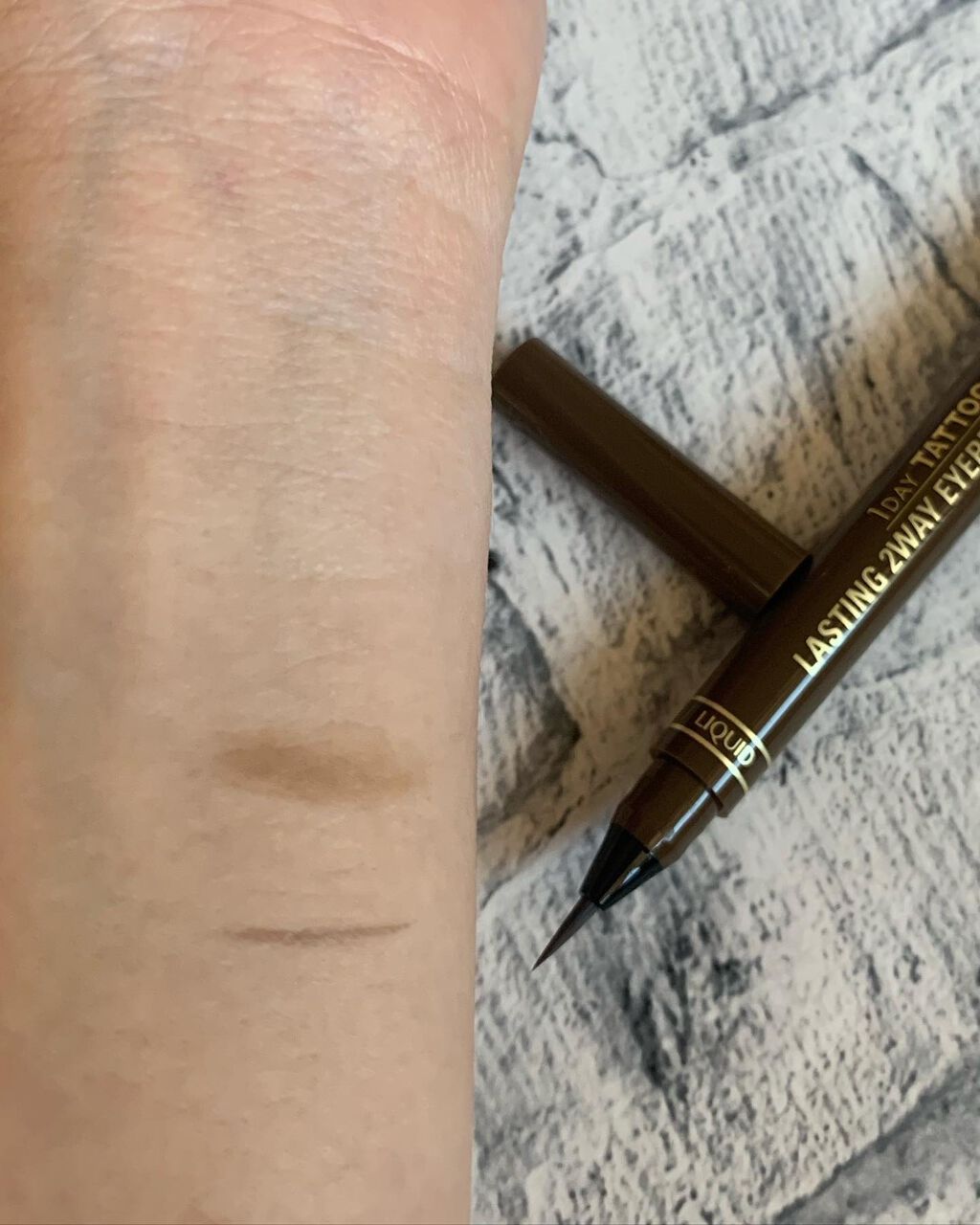 ラスティングツーウェイアイブロウリキッドWP/K-パレット/リキッドアイブロウを使ったクチコミ(4枚目)