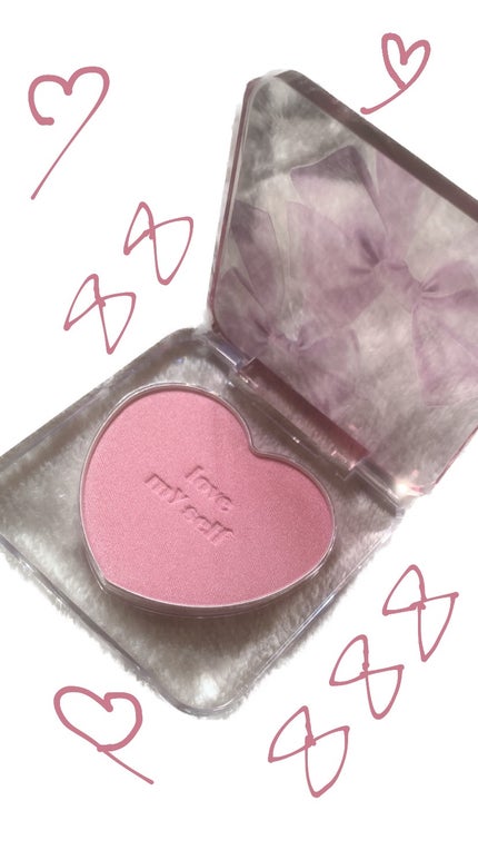 ハートポップブラッシャー/ETUDE/パウダーチークを使ったクチコミ(2枚目)