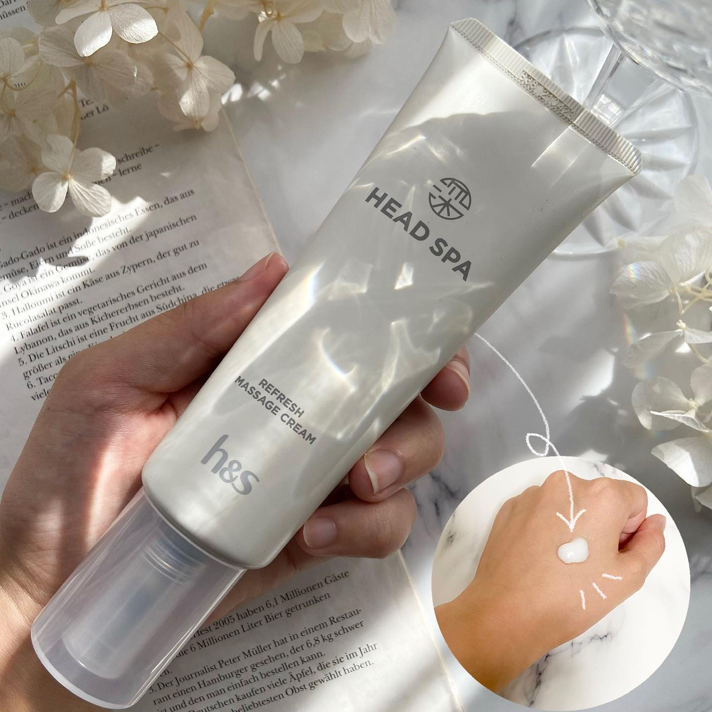 リフレッシュ マッサージクリーム/h&s/洗い流すヘアトリートメントを使ったクチコミ（2枚目）