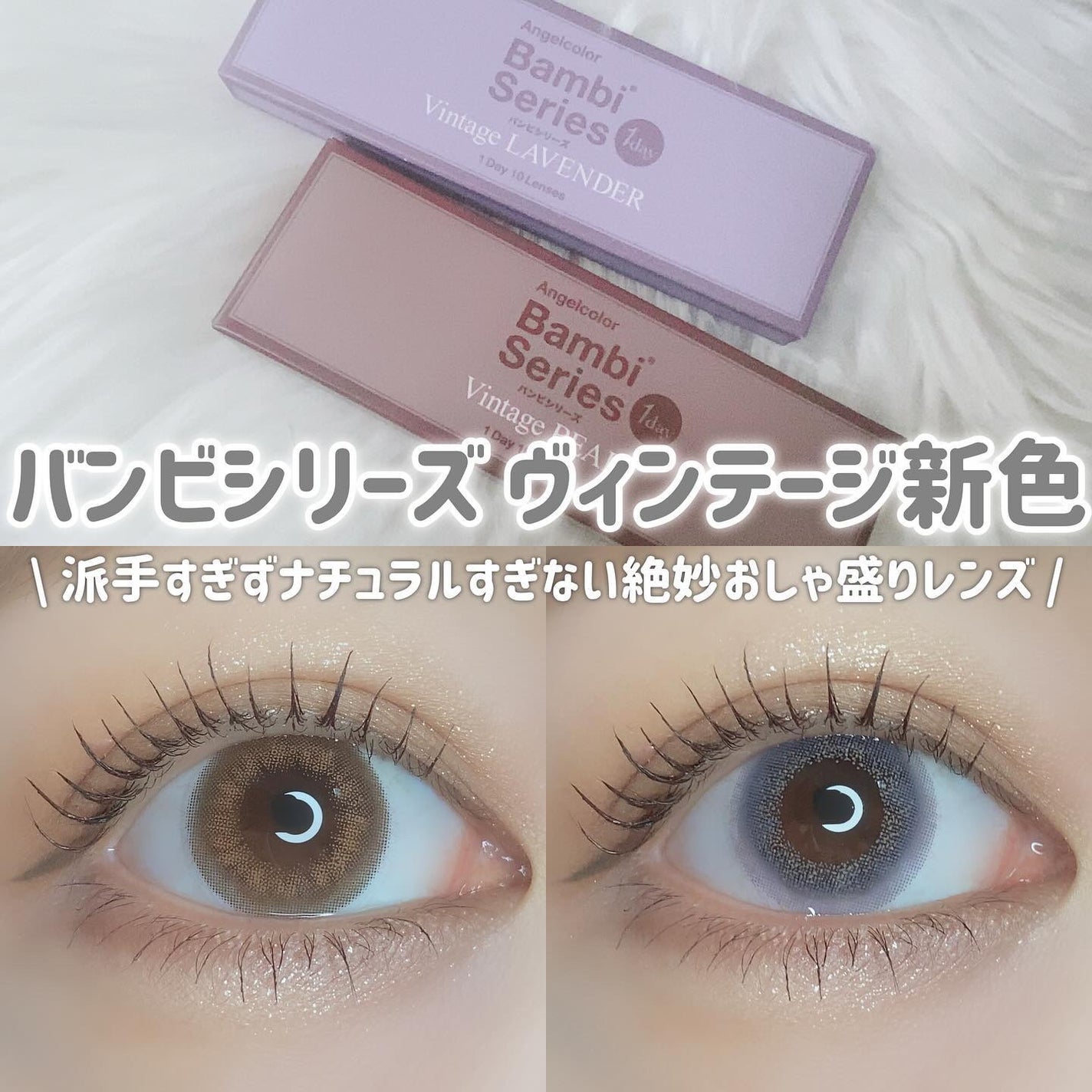 Angelcolor Bambi Series Vintage 1day/AngelColor/ワンデー(1DAY)カラコンを使ったクチコミ(1枚目)