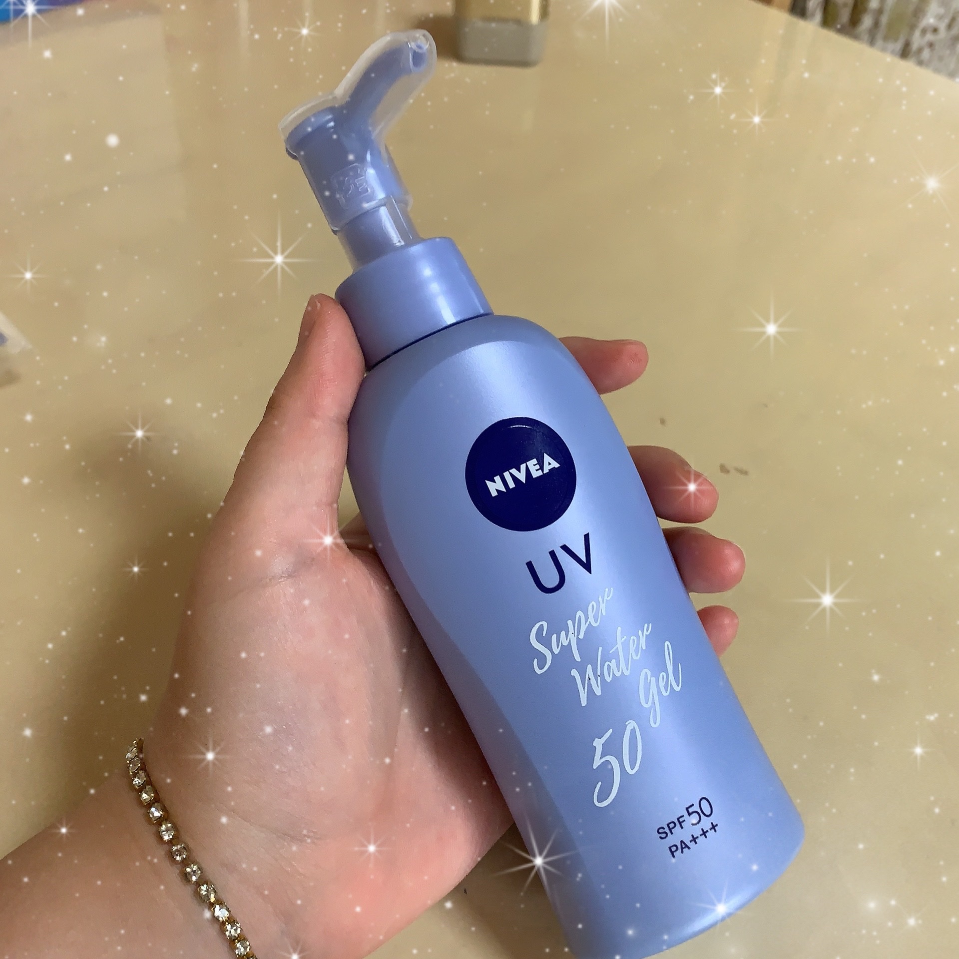 ニベアUV ウォータージェル SPF50/ニベア/日焼け止めジェルを使ったクチコミ（1枚目）