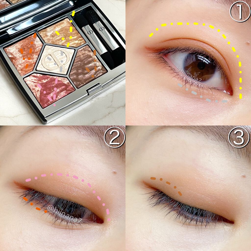 サンク クルール クチュール ＜サマー デューン＞/Dior/アイシャドウパレットを使ったクチコミ（2枚目）