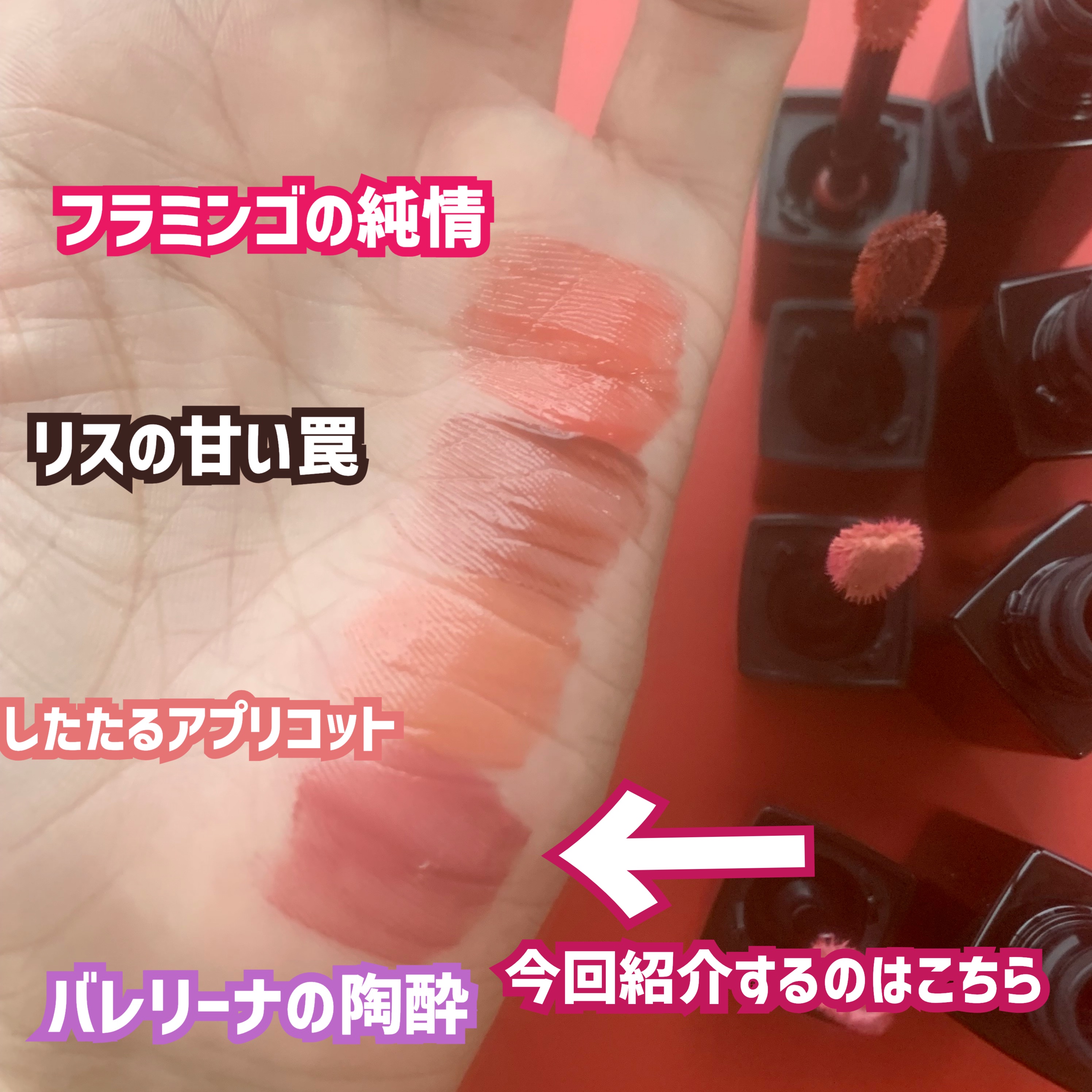 ネンマクフェイク リキッド PK831  バレリーナの陶酔/Visée/口紅を使ったクチコミ（3枚目）