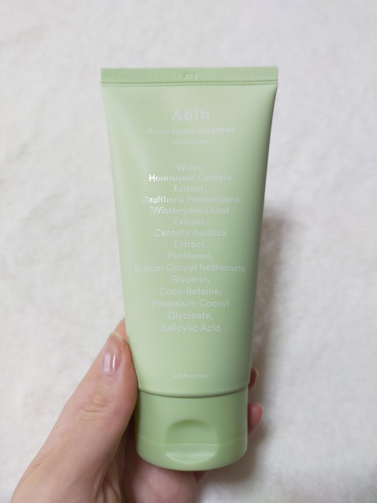 ドクダミ 洗顔 フォームクレンジング/Abib /洗顔フォームを使ったクチコミ（2枚目）