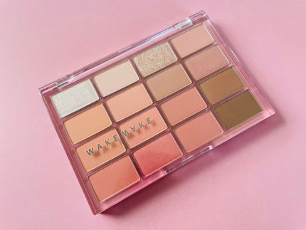 ソフトブラーリングアイパレット/wakemake/アイシャドウパレットを使ったクチコミ(4枚目)