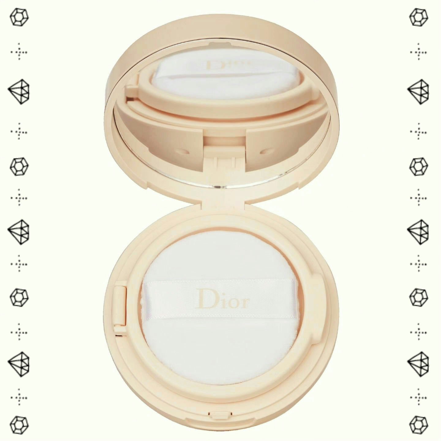 ディオールスキン フォーエヴァー クッション パウダー/Dior/ルースパウダーを使ったクチコミ（2枚目）