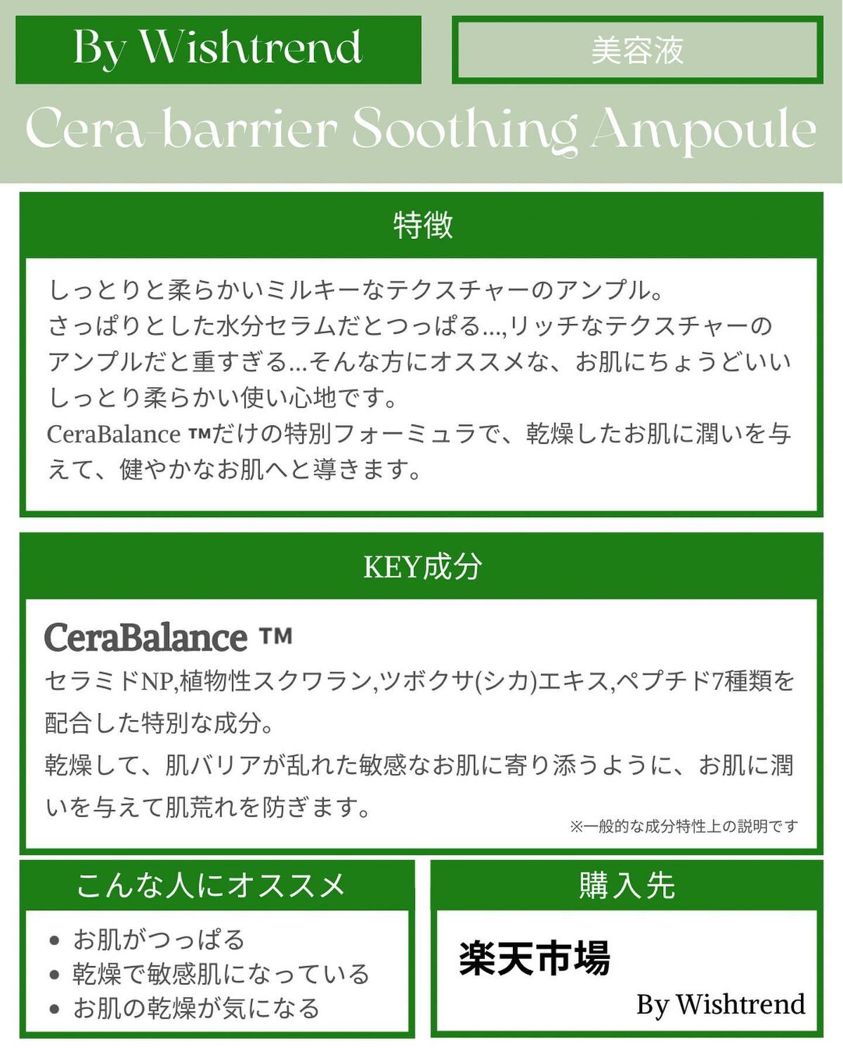 セラバリアスージングアンプル/By Wishtrend/美容液を使ったクチコミ（2枚目）