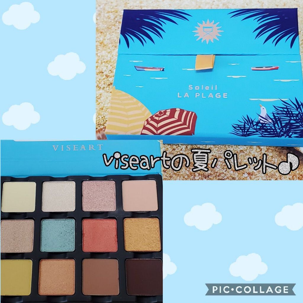 Étendu Palette SOLEIL LA PLAGE/VISEART/アイシャドウパレットを使ったクチコミ(2枚目)
