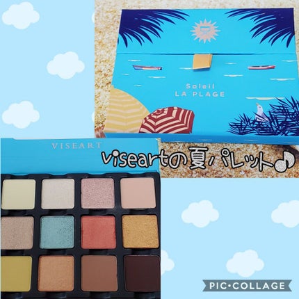 Étendu Palette   SOLEIL LA PLAGE/VISEART/アイシャドウパレットを使ったクチコミ(2枚目)