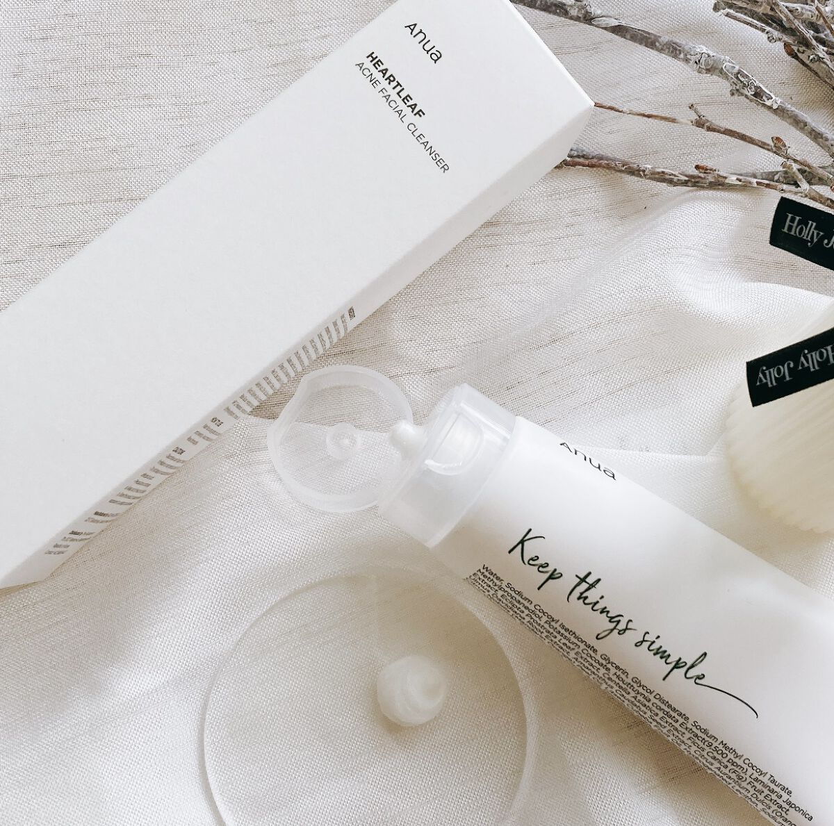 ドクダミアクネ弱酸性クレンジングフォーム/Anua/洗顔フォームを使ったクチコミ（1枚目）