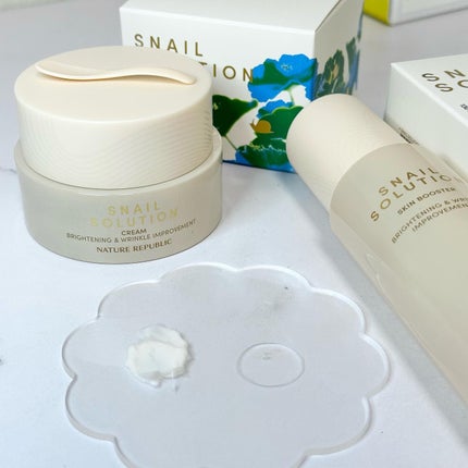 スネイルソリューションクリーム/ネイチャーリパブリック/フェイスクリームを使ったクチコミ(6枚目)