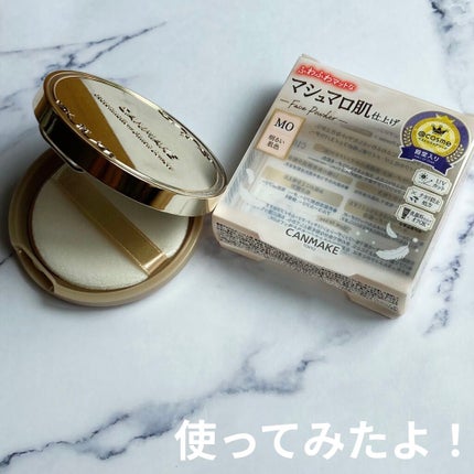 【旧品】マシュマロフィニッシュパウダー/キャンメイク/プレストパウダーを使ったクチコミ(3枚目)
