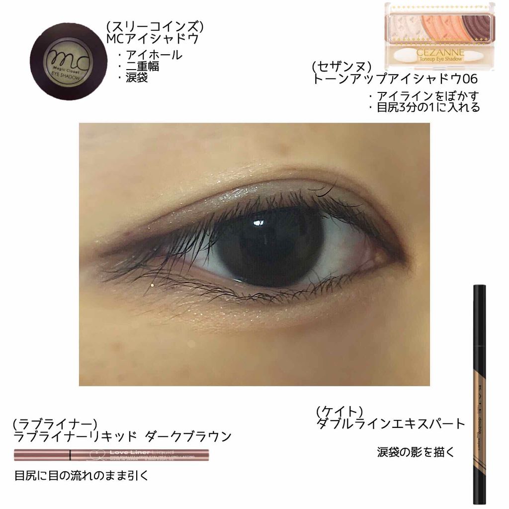 MCアイシャドウ/MAGIC CLOSET/単色アイシャドウを使ったクチコミ（2枚目）