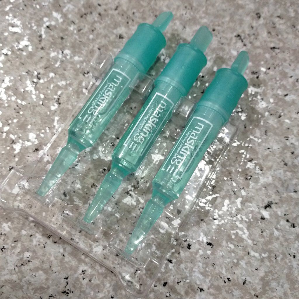 マスキング レイアリング アンプル エクセルトーニングショット/MEDIHEAL/美容液を使ったクチコミ（2枚目）