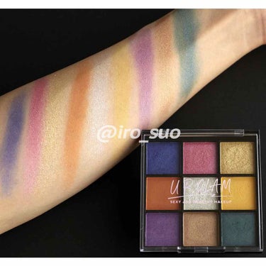 UR GLAM　BLOOMING EYE COLOR PALETTE/U R GLAM/パウダーアイシャドウを使ったクチコミ（2枚目）