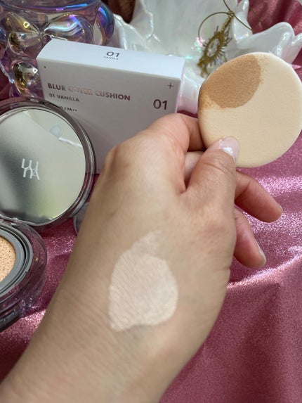 ブラーカバークッション/LUNA/クッションファンデーションを使ったクチコミ(6枚目)
