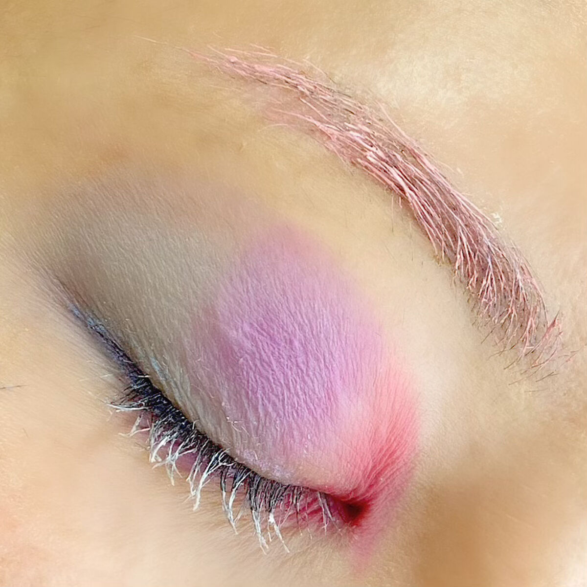 カラーマスカラ/HANDAIYAN/マスカラを使ったクチコミ（3枚目）