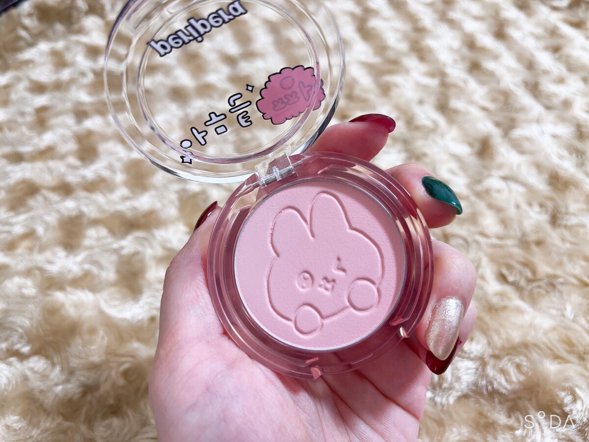 ピュア ブラッシュド サンシャイン チーク/PERIPERA/パウダーチークを使ったクチコミ(3枚目)