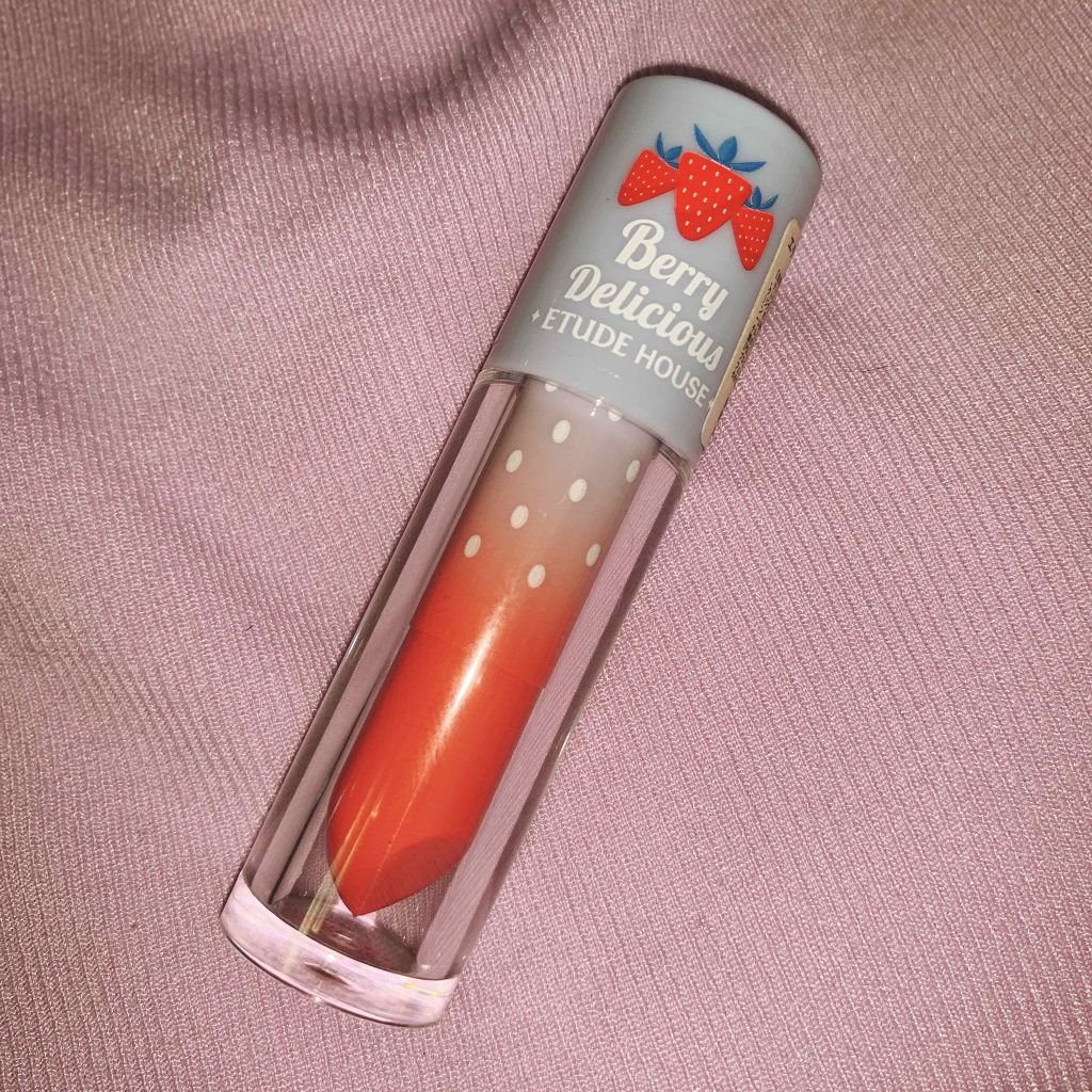 ベリーデリシャス カラーイン リキッドリップジューシー/ETUDE/口紅を使ったクチコミ（1枚目）