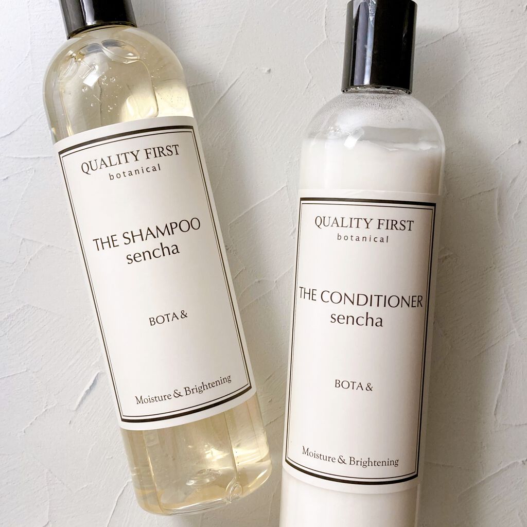 ボタアンド ザ シャンプー <sencha>/クオリティファースト/市販シャンプーを使ったクチコミ（1枚目）