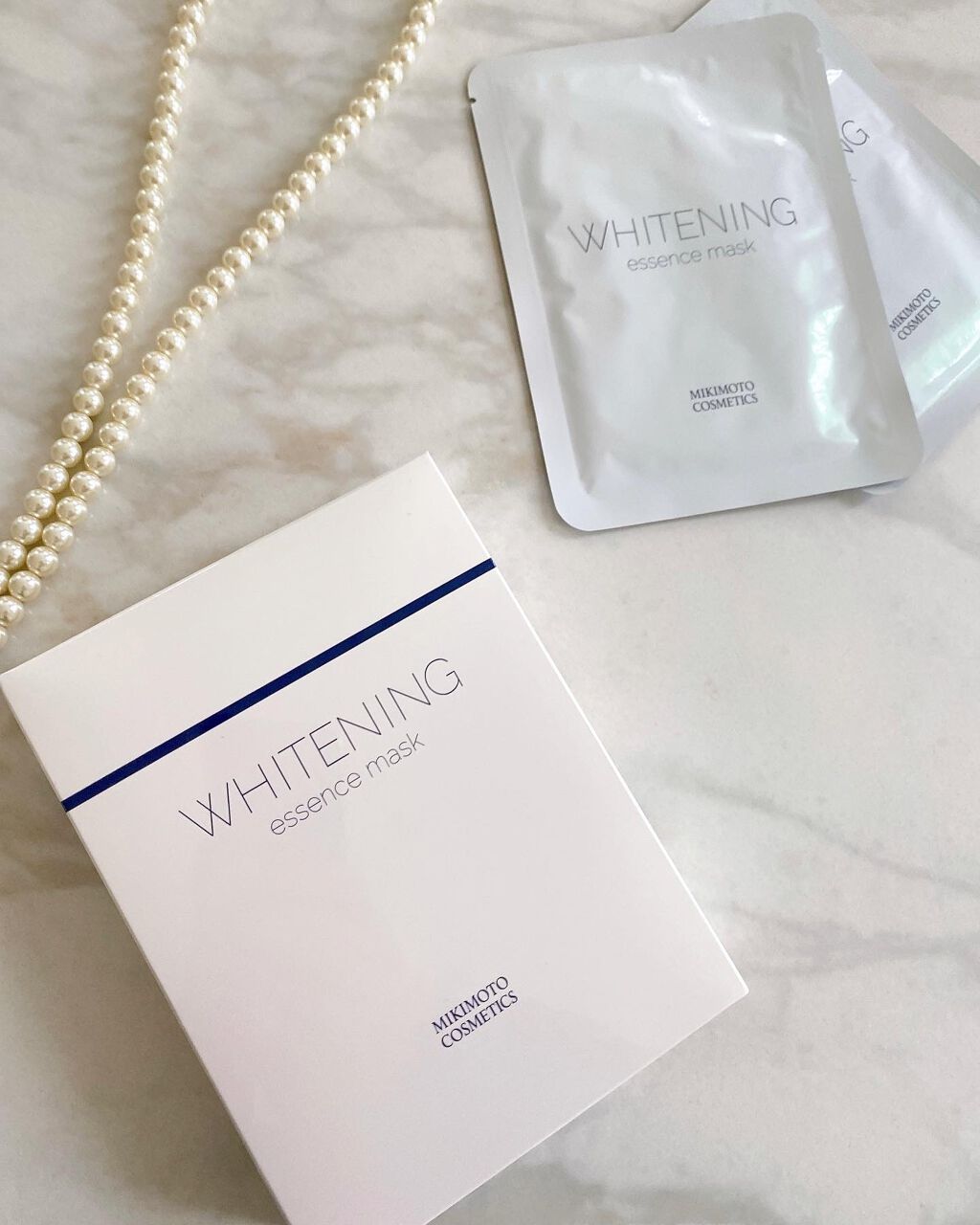 試してみた】ホワイトニング エッセンスマスク ミキモト