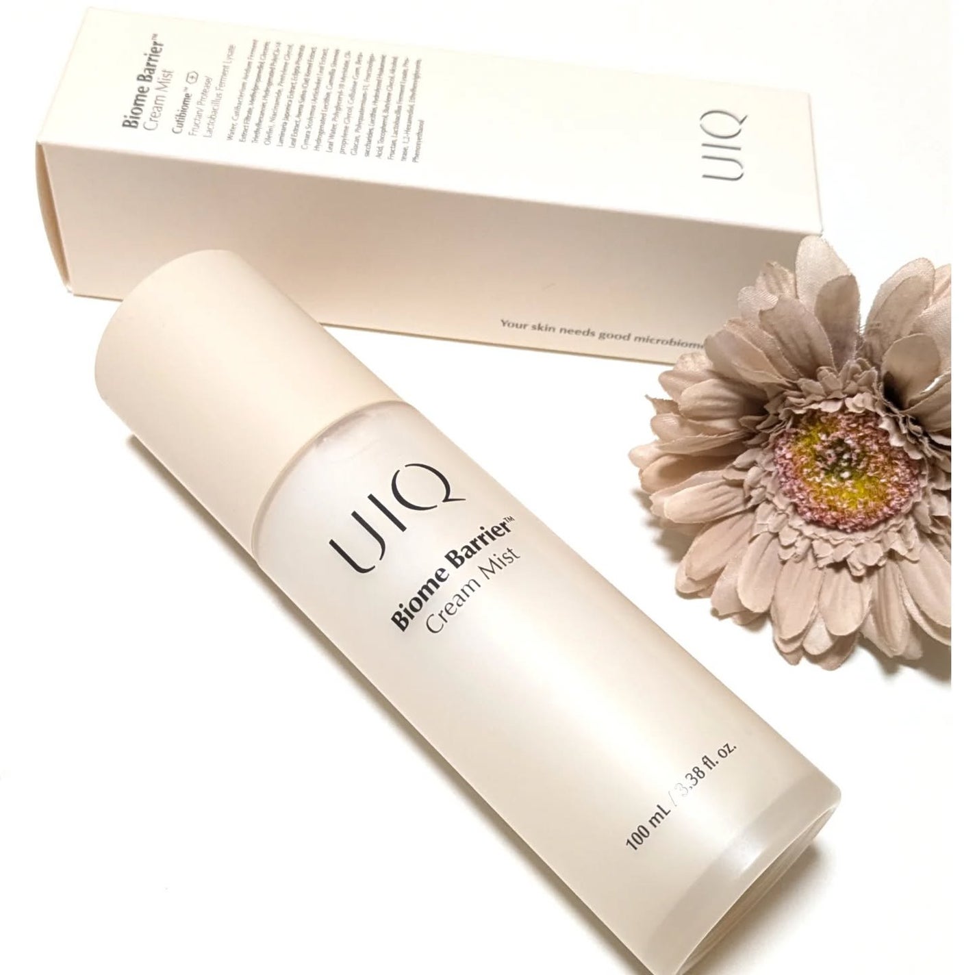 バイオームバリア クリームミスト/UIQ/ミスト状化粧水を使ったクチコミ(4枚目)