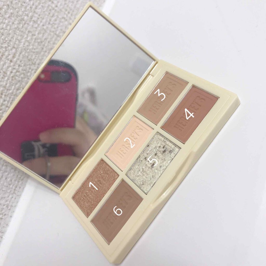 ハーシー プレイカラーアイズミニ/ETUDE/アイシャドウパレットを使ったクチコミ(2枚目)