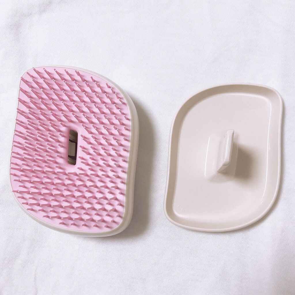 コンパクトスタイラー ピンクシェル/TANGLE TEEZER/ヘアブラシを使ったクチコミ（3枚目）